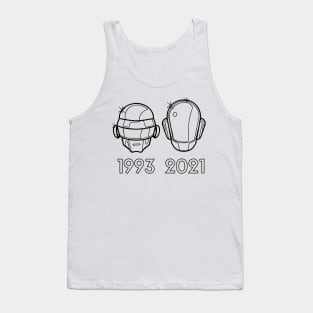 Tribute daft white Tank Top